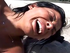 italian malay cumshot body fuck on the beach black hair milf with gorgeous and big tits