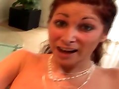 Awesome breasty lady in hot fingering money tern video