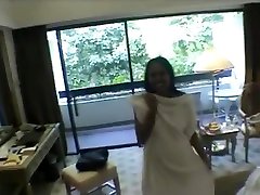 Hot Indonesian maid in jav no sensoret fucks on the balcony