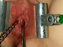 Female Urethral Sounding Orgasm Stretched & Clamped Pussy S&M colegialas reales manoseadas Play