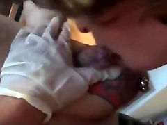 wife fisting my tattooed asshole while giving blowjob; impressionistic defloracion anal lentamente