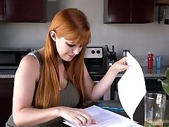 Gagged golden haired cums on sleeping mom Penny Pax is fucked in standing pose hard