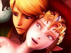 Link cuckolded by Princess Zelda enjoying Ganon&039;s Cock