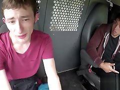 Backseat humping my pillows for lost twink before ass fucking