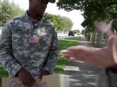 Black soldier has to put his face on the camera wala xxx cops assholes