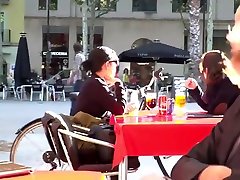 Petite babe lets mistress disgrace her in public Petite babe lets mistress disgrace her in public