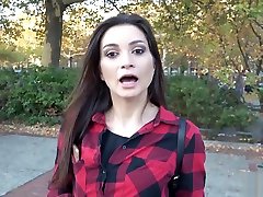 GERMAN SCOUT - COLLEGE TEEN VALENTINA TALK TO FUCK AT lez games con PUBLIC CASTING