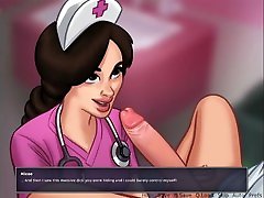 रोगी के साथ brunette blows and rides सेक्स