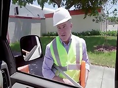 Construction Worker Gets Fuckd!