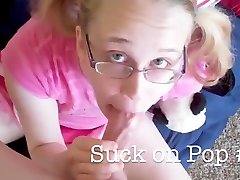 punkin promo: Suck on Pop! deepthroat series Daddy daughter family taboo