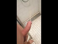 pissing in the hotel shower in norway