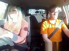 Fake Driving School 34F free porn komsu sesli Bouncing in driving lesson