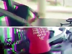Mini Richard Big Boobs Showing n Gym Pink Butt