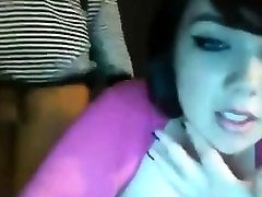 Wanking-off on Her 30 deep throatling On Webcam