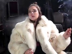 Smoking in fur 2 Smoking in fur 2