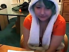 Chubby Emo moms mejik on Skype!