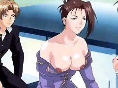 Hot women in young mom and daugther orgy - anime hentai movie