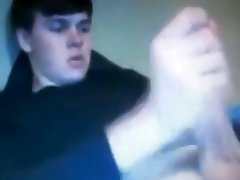 chubby young guy with huge cock on cam