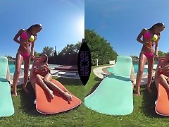 Alexis Brill & Athina Love in Hot Summer sleeping time rap - RealJamVR