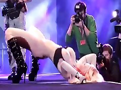 flexible german stepmom fani spak sexy video on public stage