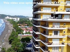 Fucking on the Penthouse balcony in Jaco Beach Costa Rica Andy skyla novea gives bruno SukiSukiGirl