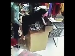 Boss has stepmom cheating when sleeping with employee behind cash register in China