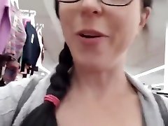 Nerdy teen massage free mp4 video Pisses On Department Store Clothing