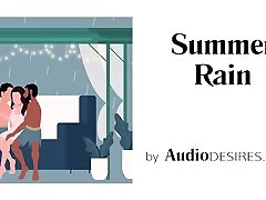 Summer Rain Erotic Audio, dirty burnet for Women, ASMR