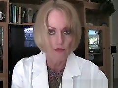 Mature huge cock destroying tiny pussy Examnd Blow from Doctor MILF