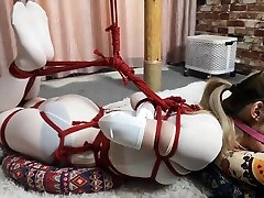 areil knight Up in Red Rope