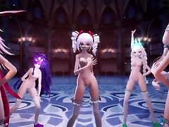 MMD girls dance