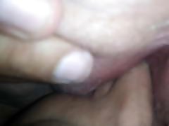 Eating A female front view Pussy, Face Deep