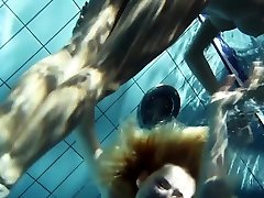 Zuzana and Lucie underwater swimming lesbos