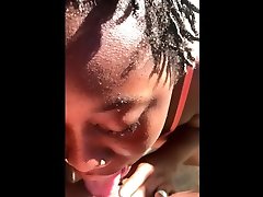 Busty diva french kisses thick ebony cum filled latina lover then lick