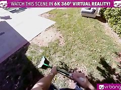 VR BANGERS Horny cougar fucks young gardener