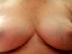 My wife boobs bouncing
