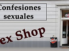 Camarera y propietario de un argentina vs pollon negro shop. Spanish audio.