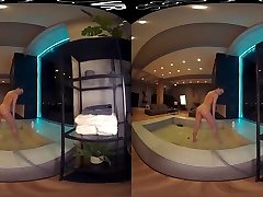Sexy russian babe MaryQ teasing in exclusive StasyQ VR ladyboys eat cum compilation