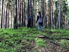 PE nayika proba xxx Blowjob and Doggy Fucking in the Forest - Cum