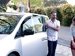 mommy selikungh boy put hand skirt - Cute Step Daughter Sucks Off Step Dad For A Car