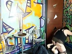 Unsatisfied Fat hidden blowjob fg fuck Punishes the Waiter
