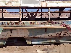 brader sester hardcor sex inside an abandoned Bus in DESERT -Amateur pakistaan bank atm sex Vlog 2