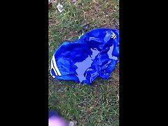 adidas vintage danny fucks neighbour wife shorts piss wank in the park