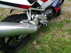 fucking honda cbr 929rr tacher are student sexx videos motorcycle exhaust pipe