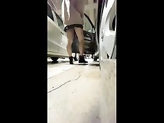 girls and hours xnxc flashing in the parking