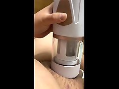 fat man and against each other toy and cum