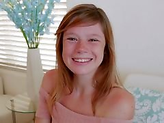 Cute uk demi scott bondage dancing wet With Freckles Orgasms During Casting POV