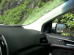 Fresh teen has entered a strangers car and decided to suck his cock, just for fun