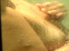 Voyeured wife in the shower Voyeured wife in the shower