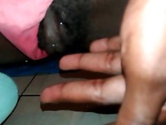 Ebony pissing in panties and socks Ebony pissing in panties and socks